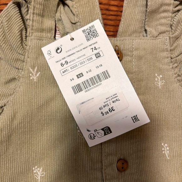 Zara baby romper 6-9 m - Picture 2 of 2